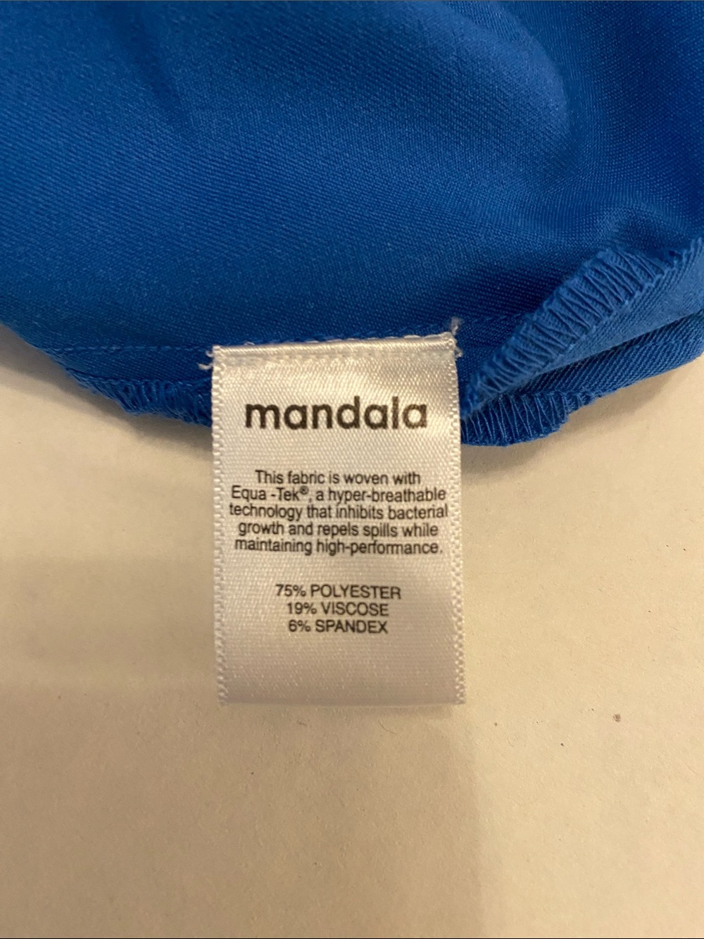 Mandala Men's V-Neck Scrub Set in Royal Blue - Picture 13 of 16